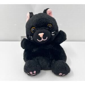 Twilight Black Cat Palm Pal Size 6 x 5 x 3 inches Pre-Owned in good condition